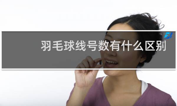 羽毛球线号数有什么区别