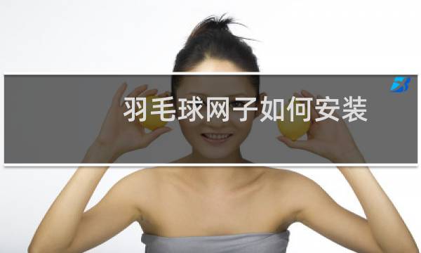 羽毛球网子如何安装