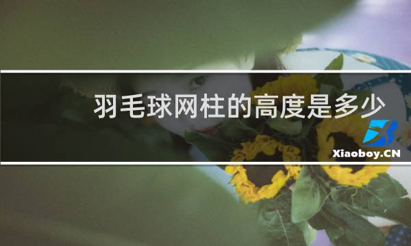 羽毛球网柱的高度是多少