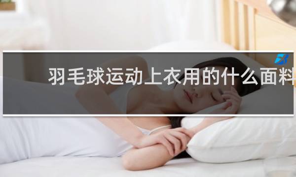 羽毛球运动上衣用的什么面料