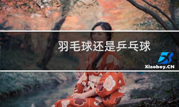 羽毛球还是乒乓球