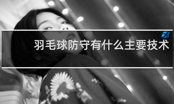 羽毛球防守有什么主要技术