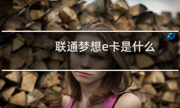 联通梦想e卡是什么（联通梦想e卡申请流程与资费介绍）图片