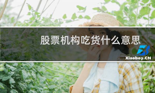 股票机构吃货什么意思