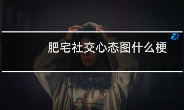 肥宅社交心态图什么梗