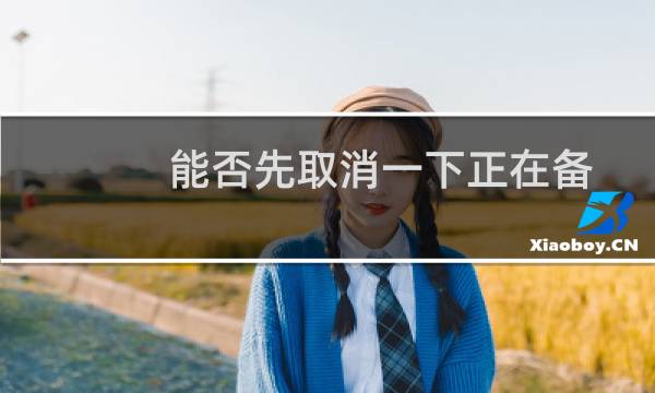 能否先取消一下正在备案中的域名流程