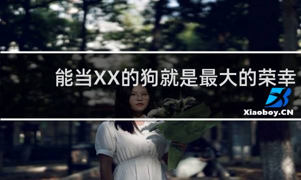 能当XX的狗就是最大的荣幸 什么梗