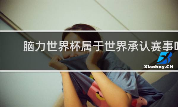脑力世界杯属于世界承认赛事吗