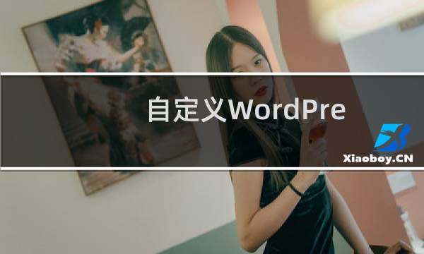 自定义WordPress登录页面