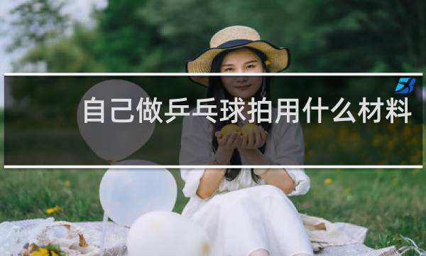 自己做乒乓球拍用什么材料