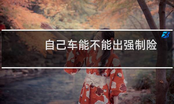 自己车能不能出强制险