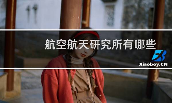 航空航天研究所有哪些