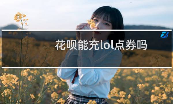 花呗能充lol点券吗图片