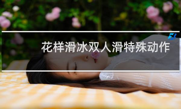 花样滑冰双人滑特殊动作图片