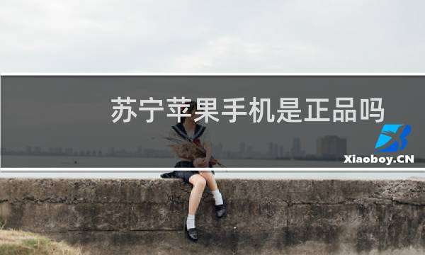 苏宁苹果手机是正品吗