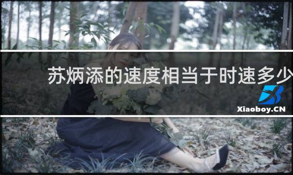 苏炳添的速度相当于时速多少