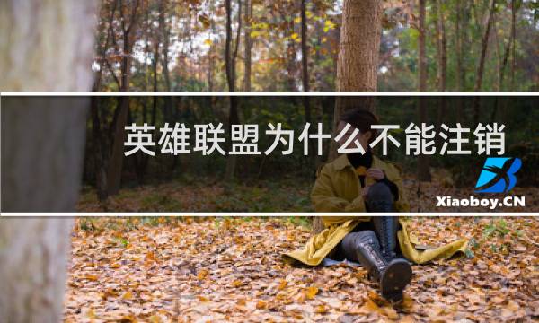 英雄联盟为什么不能注销账号了