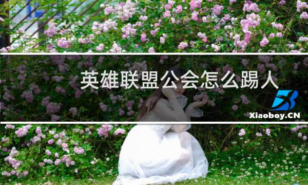 英雄联盟公会怎么踢人图片