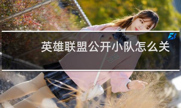 英雄联盟公开小队怎么关闭