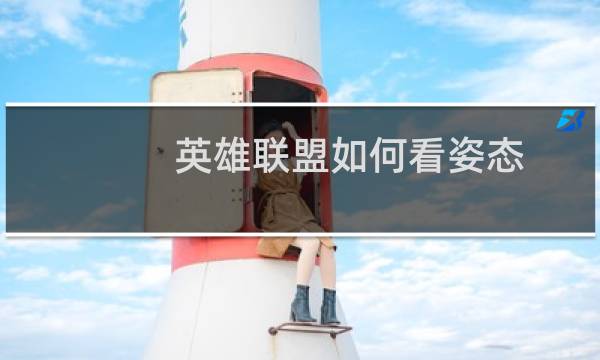 英雄联盟如何看姿态