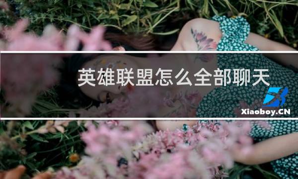 英雄联盟怎么全部聊天