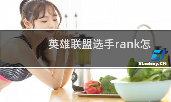 英雄联盟选手rank怎么看图片