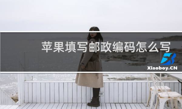 苹果填写邮政编码怎么写