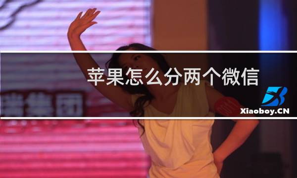 苹果怎么分两个微信