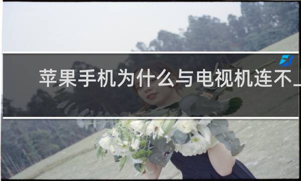 苹果手机为什么与电视机连不上