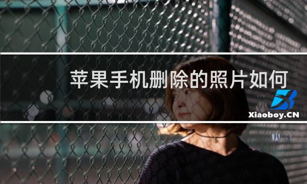 苹果手机删除的照片如何找到