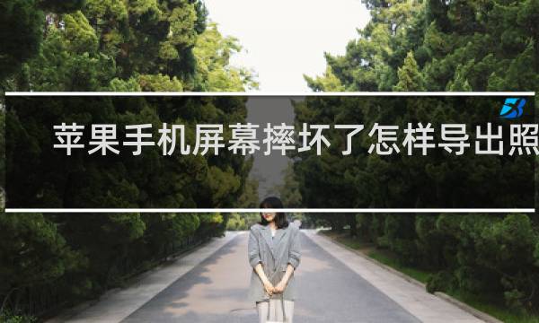 苹果手机屏幕摔坏了怎样导出照片