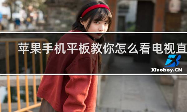 苹果手机平板教你怎么看电视直播