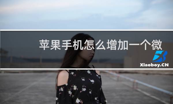 苹果手机怎么增加一个微信