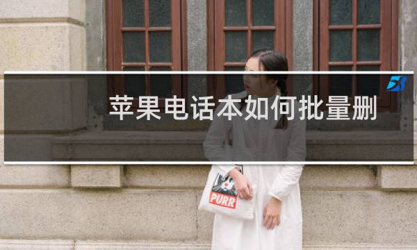 苹果电话本如何批量删除（苹果电话本批量删除步骤一览）