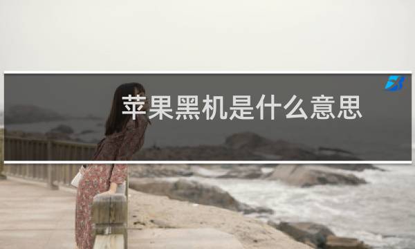 苹果黑机是什么意思