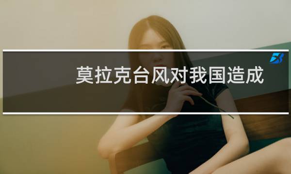莫拉克台风对我国造成的伤害（莫拉克台风）图片
