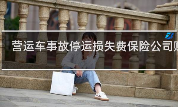 营运车事故停运损失费保险公司赔吗图片