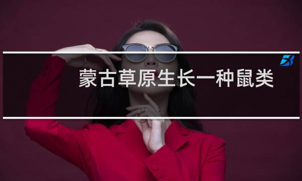 蒙古草原生长一种鼠类