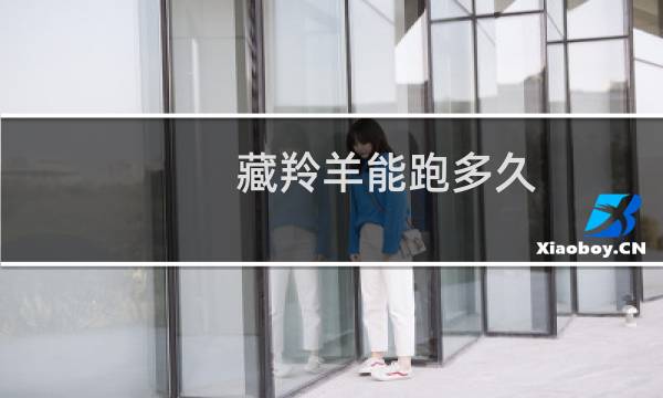 藏羚羊能跑多久