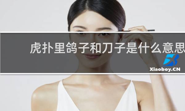 虎扑里鸽子和刀子是什么意思