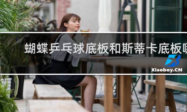 蝴蝶乒乓球底板和斯蒂卡底板哪个好