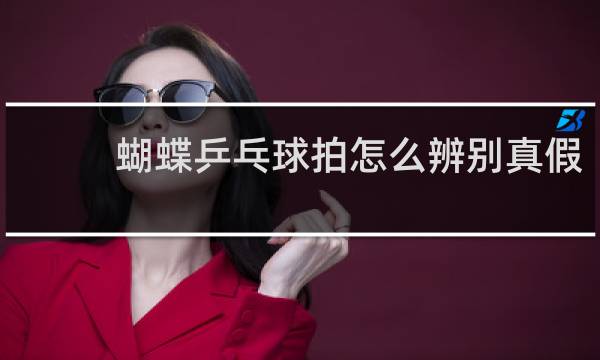 蝴蝶乒乓球拍怎么辨别真假