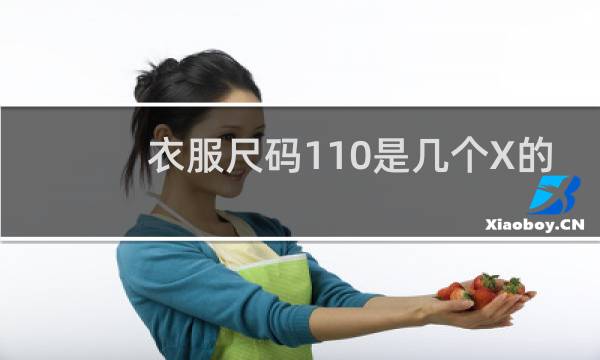 衣服尺码110是几个X的
