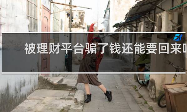 被理财平台骗了钱还能要回来吗