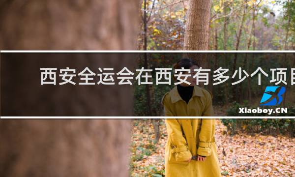 西安全运会在西安有多少个项目