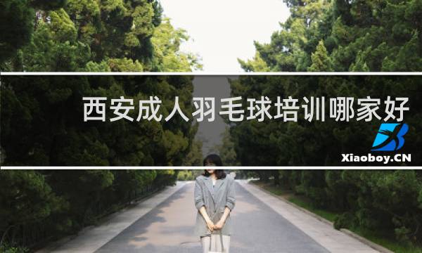 西安成人羽毛球培训哪家好