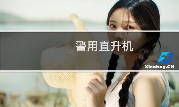 警用直升机图片