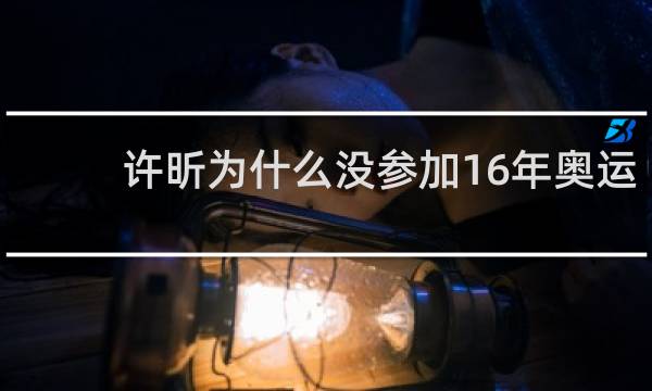 许昕为什么没参加16年奥运