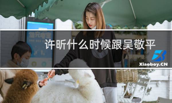 许昕什么时候跟吴敬平