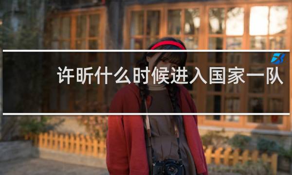 许昕什么时候进入国家一队